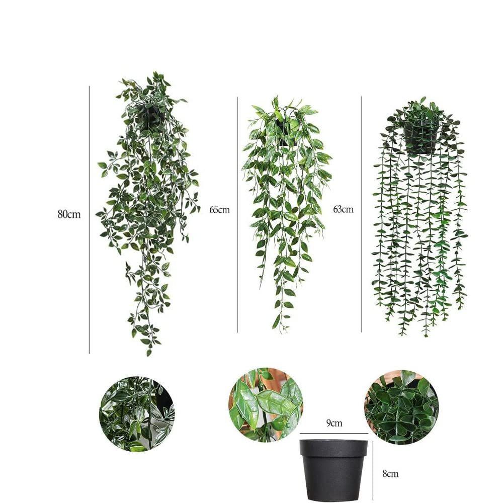 在庫処分】シミュレーション緑の葉装飾植物 植物 鉢植えインテリア部屋