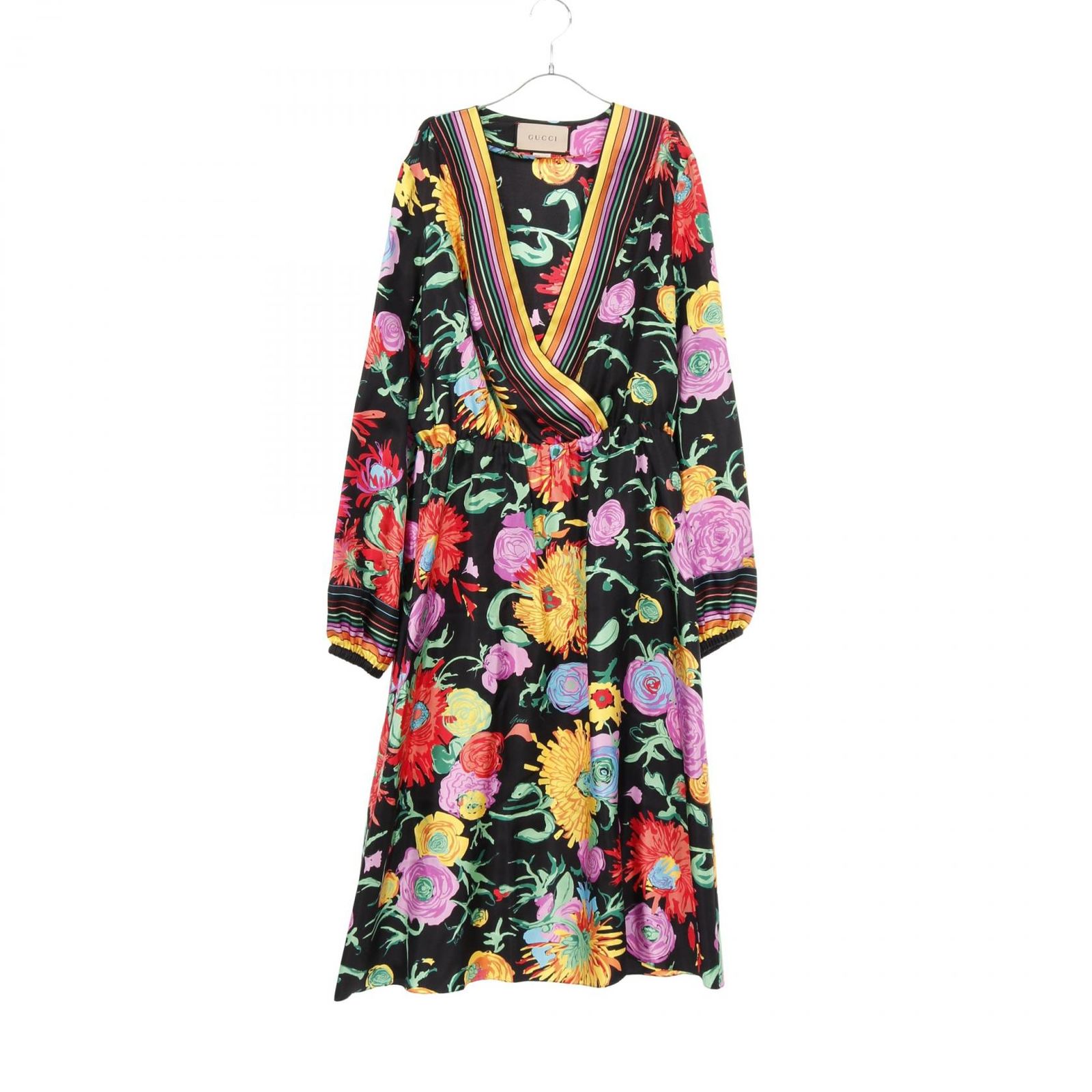 【GUCCI】×Ken Scott レース ドレス 中古・古着通販】GUCCI (グッチ) Ken Scott Printed Lace Dress
