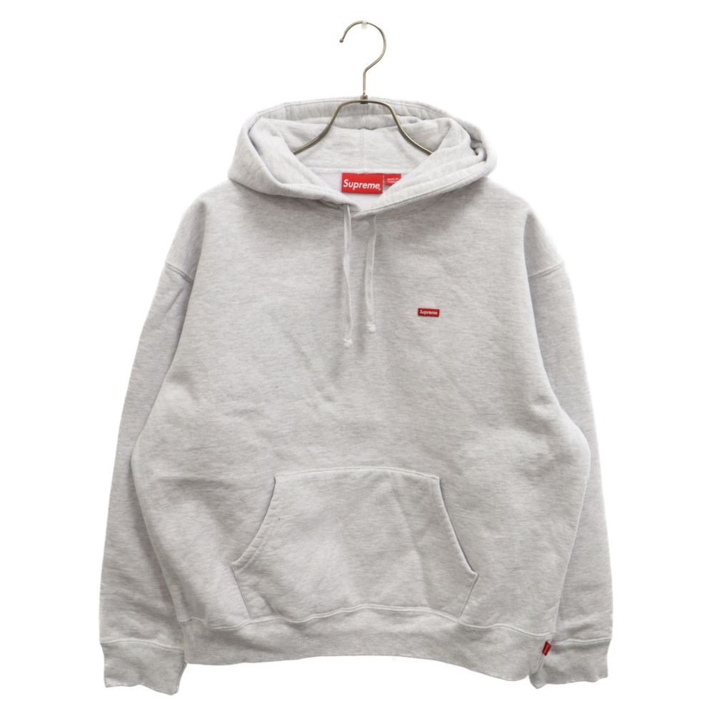 SUPREME (シュプリーム) 24SS Small Box Logo Hooded Sweatshirt スモールボックスロゴパーカー フーディ  グレー