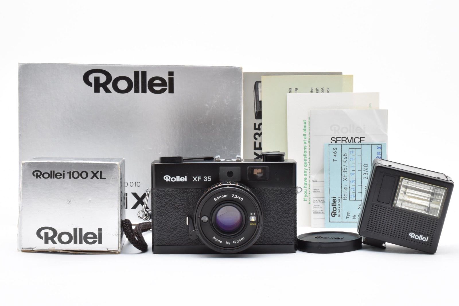 品 ROLLEI ローライ XF35 CARL ZEISS Sonnar 40mm F2.3 RF機 コンパクトフィルムカメラ 現状品|ジャンク品 ＃3178