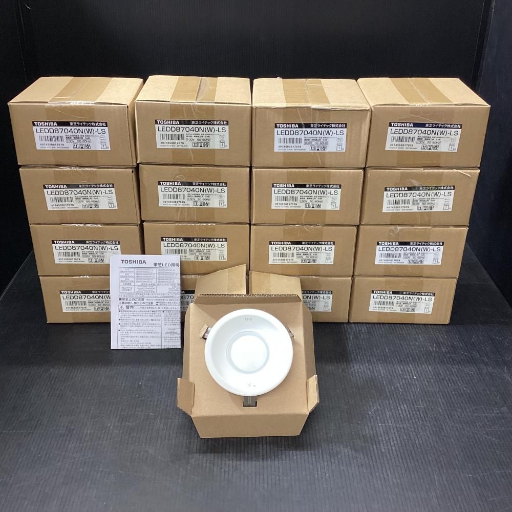 ♥品 TOSHIBA|東芝 LEDD87040N W -LS LEDダウンライト 17個セット 203