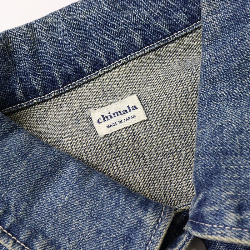 チマラ chimala DENIM TRUCK JACKET デニムトラックジャケット S