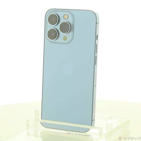 赤字超特価 〔中古品〕 iPhone13 Pro 128GB シエラブルー MLUK3J／A SIMフリー 〔ネットワーク利用制限▲〕【348】 スマートフォン本体