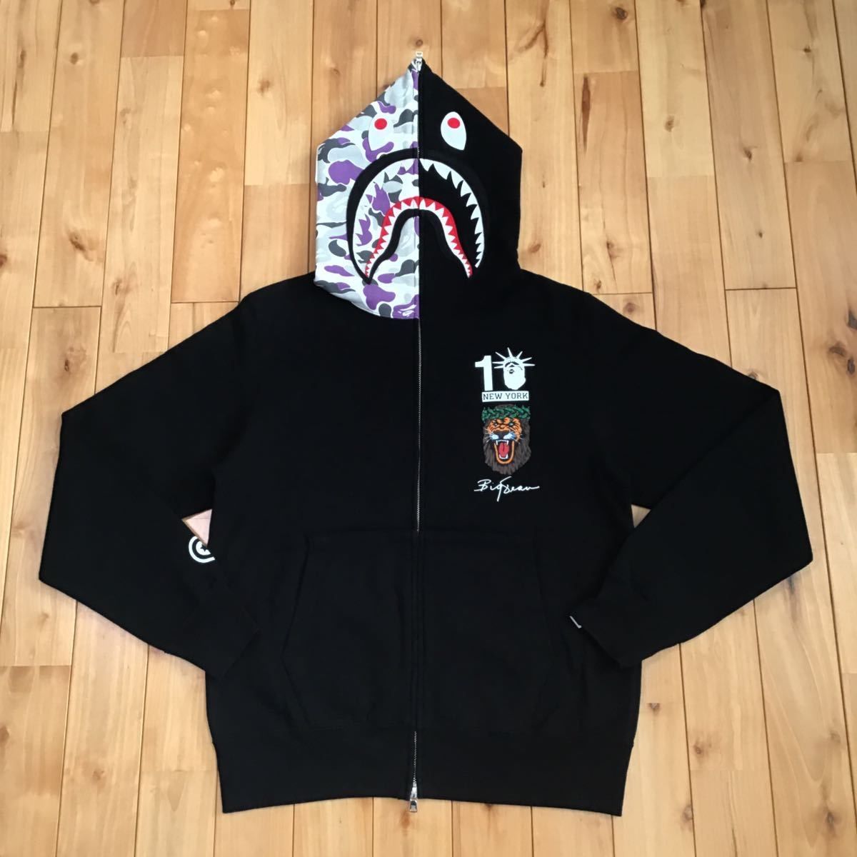 BAPE ストア ニューヨーク10周年記念 シャークパーカー Big Sean