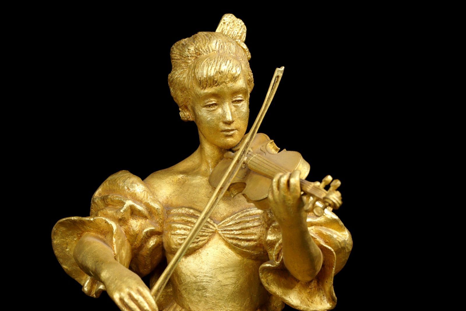 彫刻家 富永直樹 「クリスマスイブ」ブロンズ像 56cm 45kg