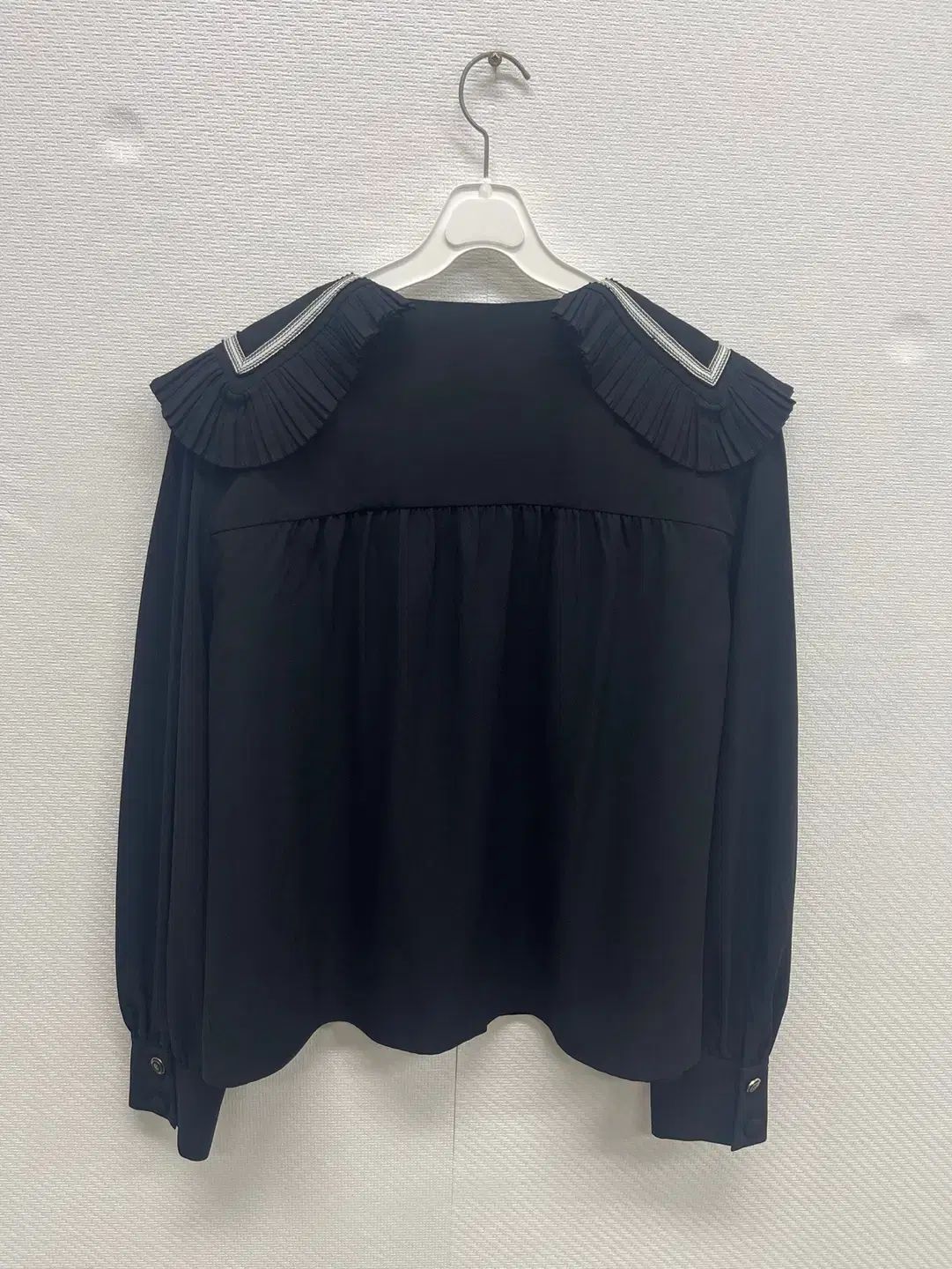 LUCKY CHOUETTE ラッキーシュエトゥ　ワンピース　セーラー　プリーツ LUCKY CHOUETTE(ラッキーシュエトゥ) ワンピース - メルカリ