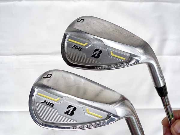 ブリヂストン JGR ハイブリッド フォージド アイアン N.S.PRO Zelos 8 R Aw|Sw 2本セット