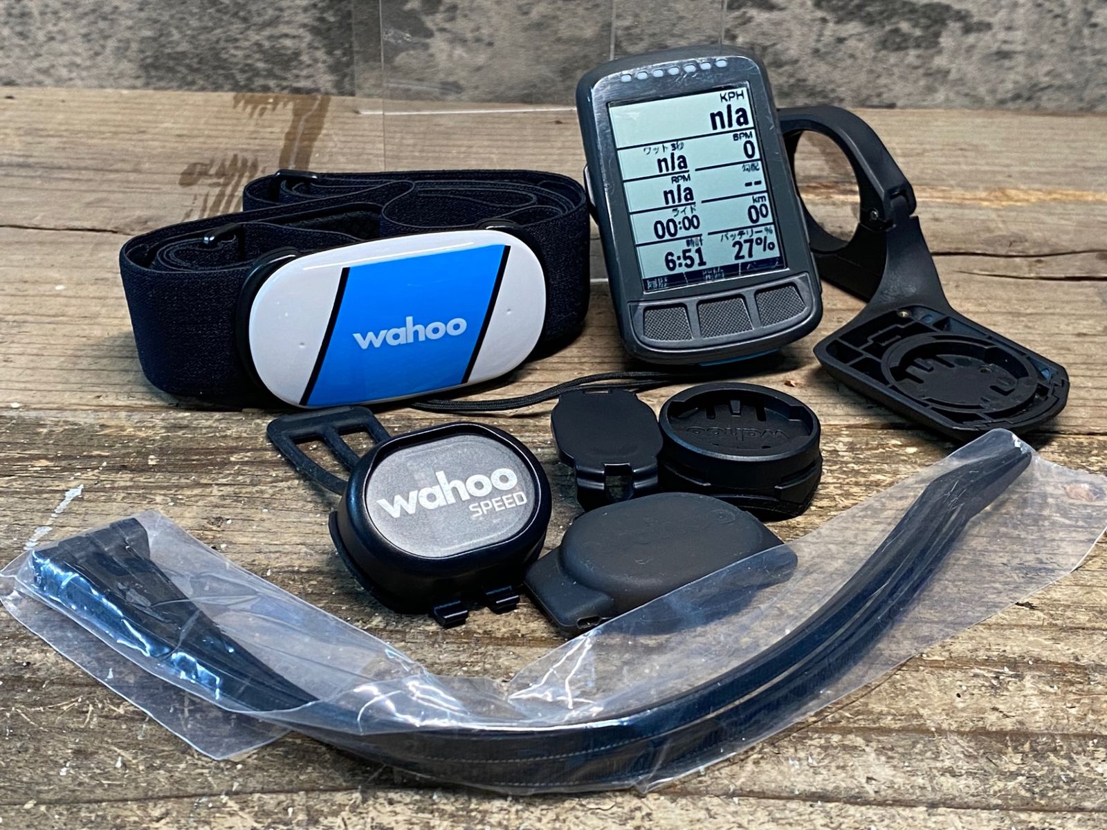 IK 429 ワフー wahoo ELEMNT BOLT サイクルコンピューター セット 動作未