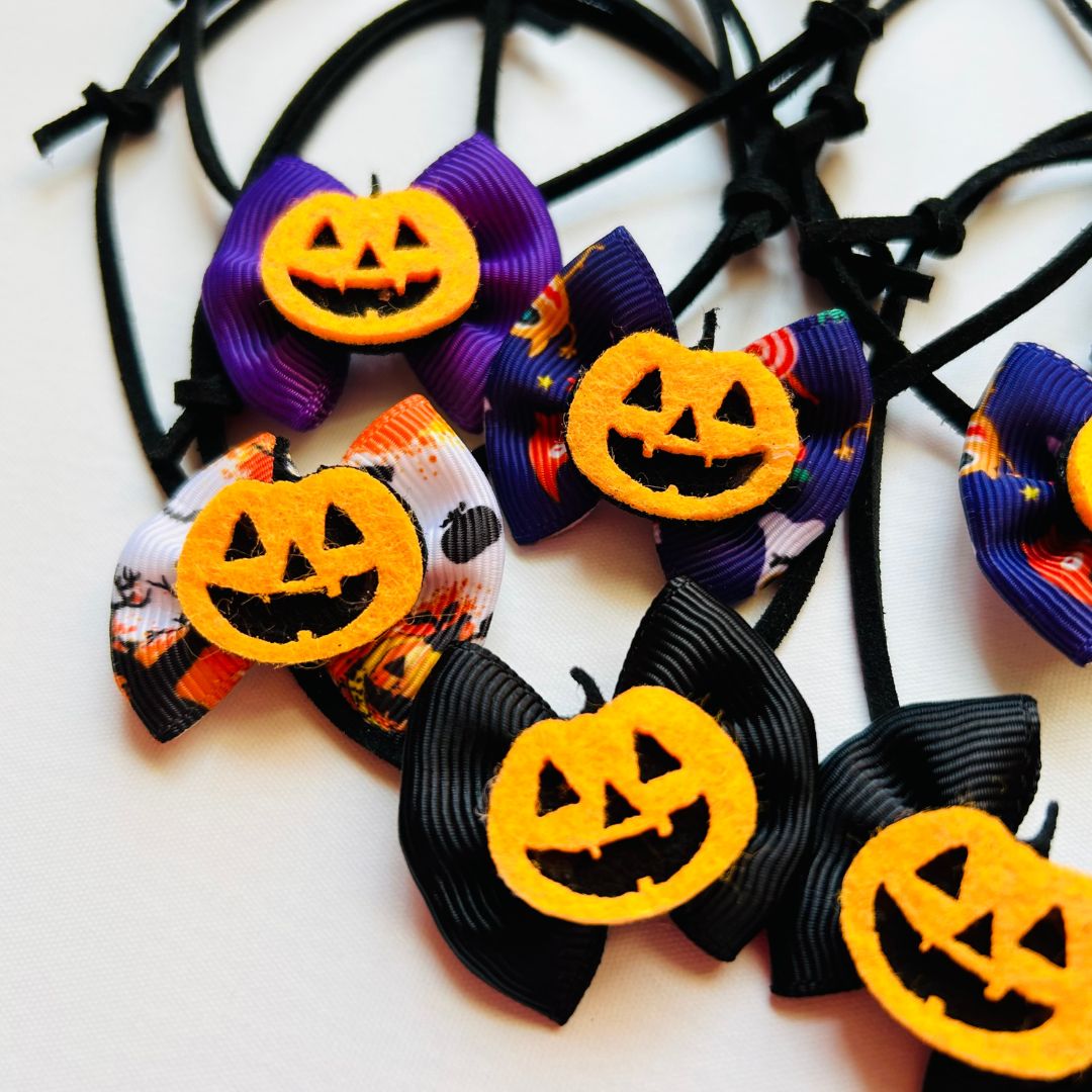 ハロウィン　秋　背景布×2枚+業務用フェルトトリミングチョーカー　サンタクロース ハロウィン秋背景布×8+1ペット撮影用フォトブーストリミング