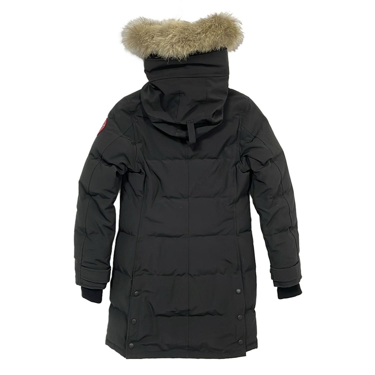 CANADA GOOSE カナダグース ダウンコート サイズS レディース - 2302JL 黒 長袖|ファー|秋|冬