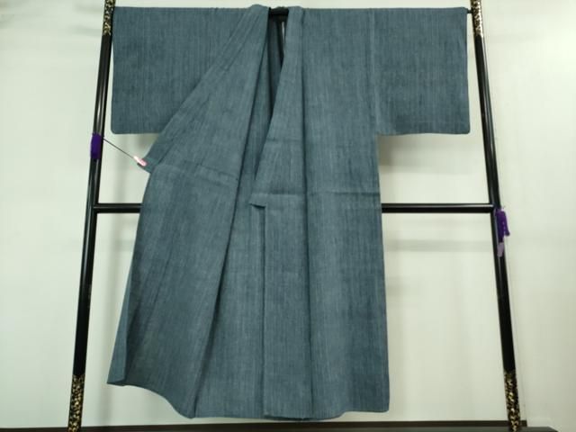 平和屋着物■極上　男性　紬　単衣　キングサイズ　縞　逸品　DZAA7863kh5 平和屋着物□極上 男性 紬 単衣 キングサイズ 縞 逸品 DZAA7863kh5