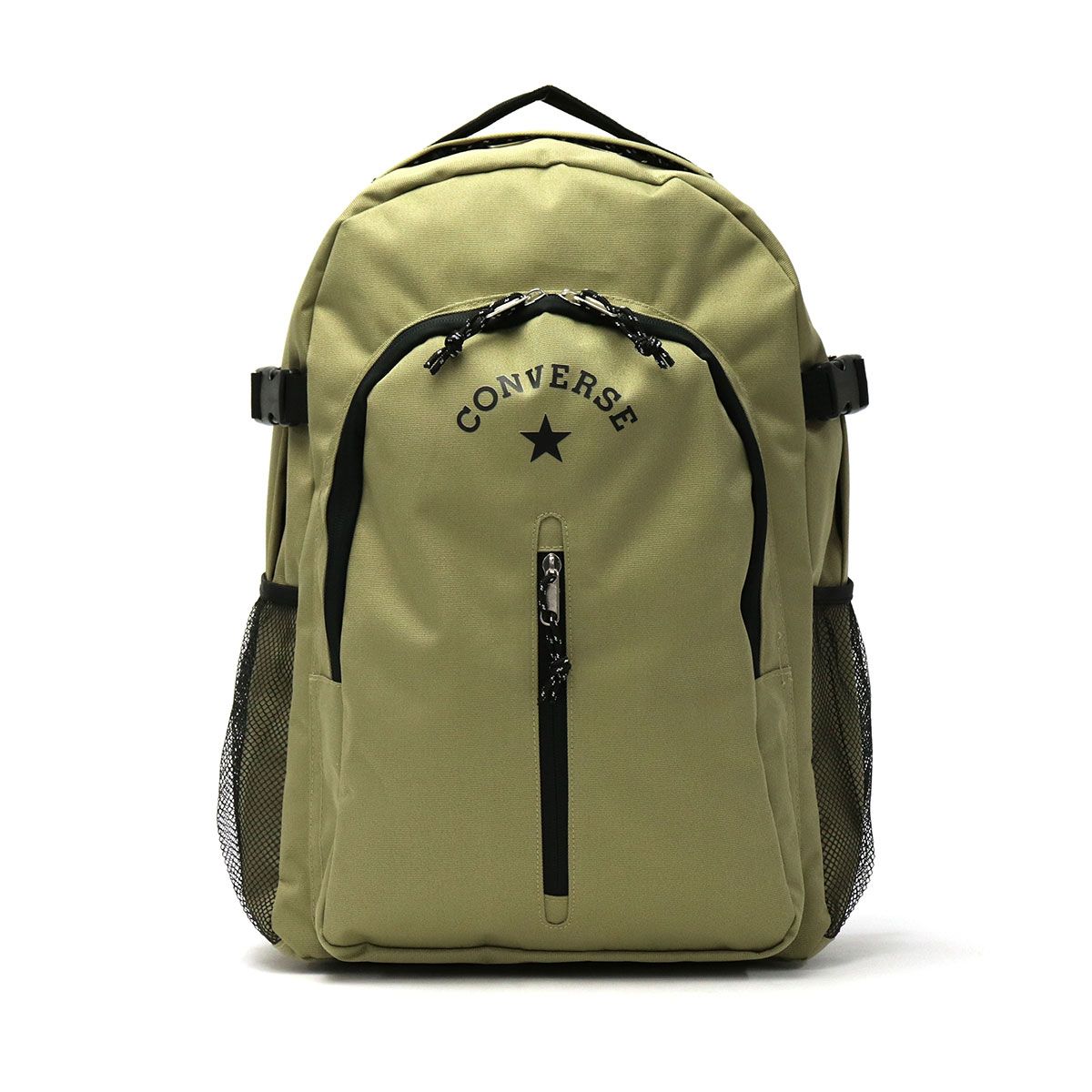コンバース リュック CONVERSE リュックサック CV LOGO PRINT BACK PACK 通学 高校生 女子 メンズ レディース 軽量 A4 オールスター 14561800 ベージュ(74)