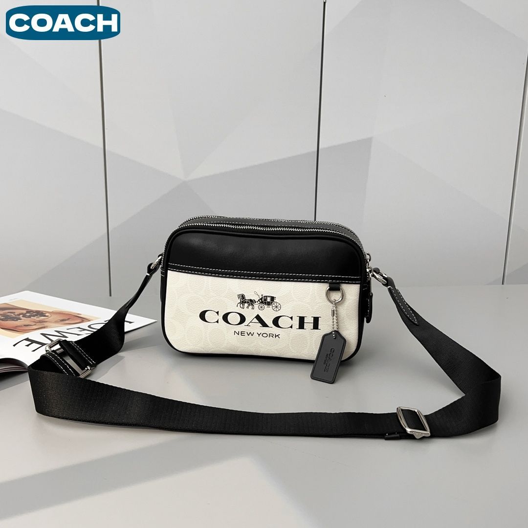 セール中】COACH コーチ ショルダーバッグ 斜めがけバッグ メンズ 