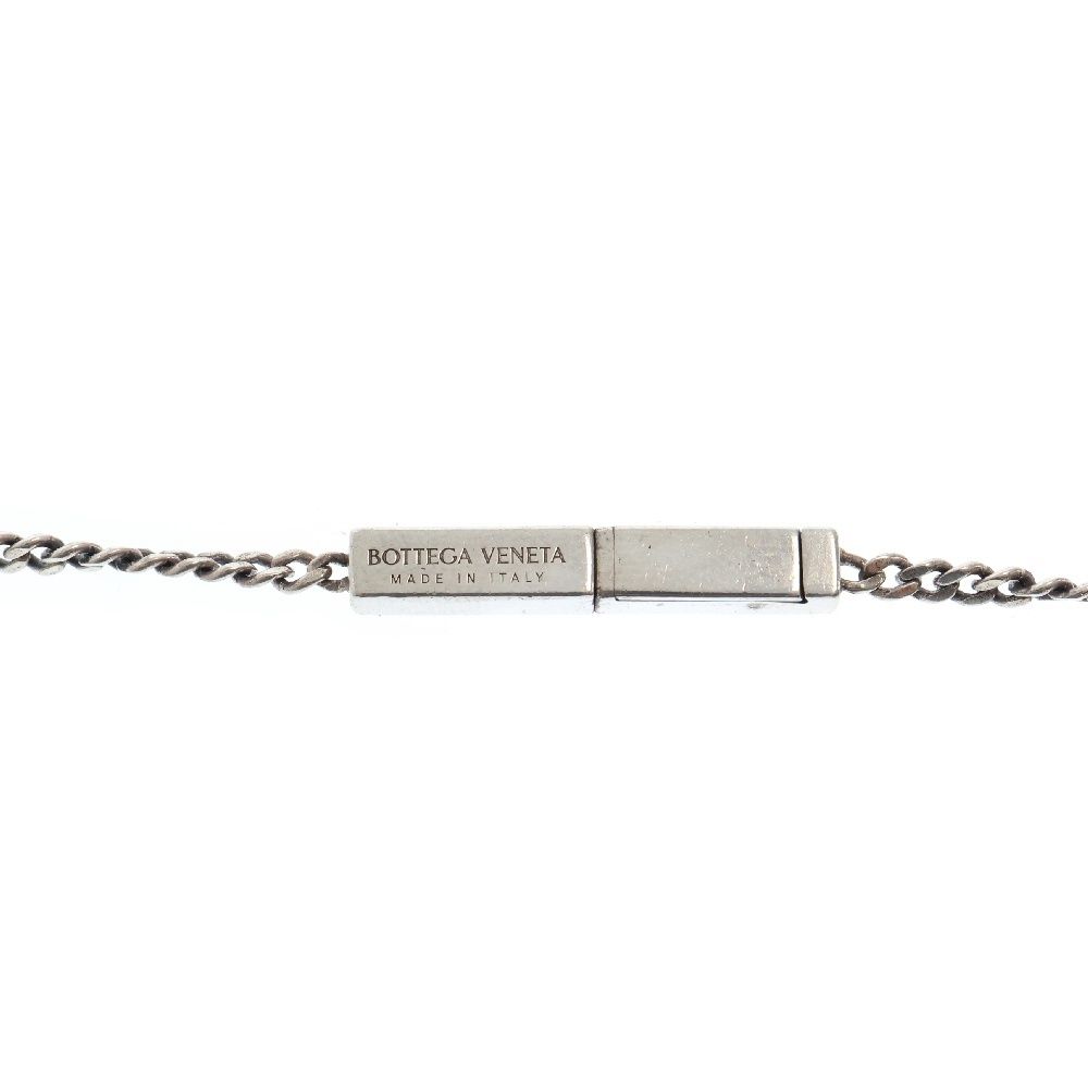 【高級感】BOTTEGA VENETAボッテガヴェネタ チェーンネックレス 新作【Bottega Veneta】ドロップ チェーン ネックレス、シルバー