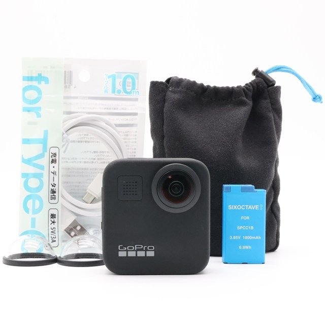並品＞ GoPro MAX CHDHZ-201-FW｜全天球360度撮影×5.6K動画対応