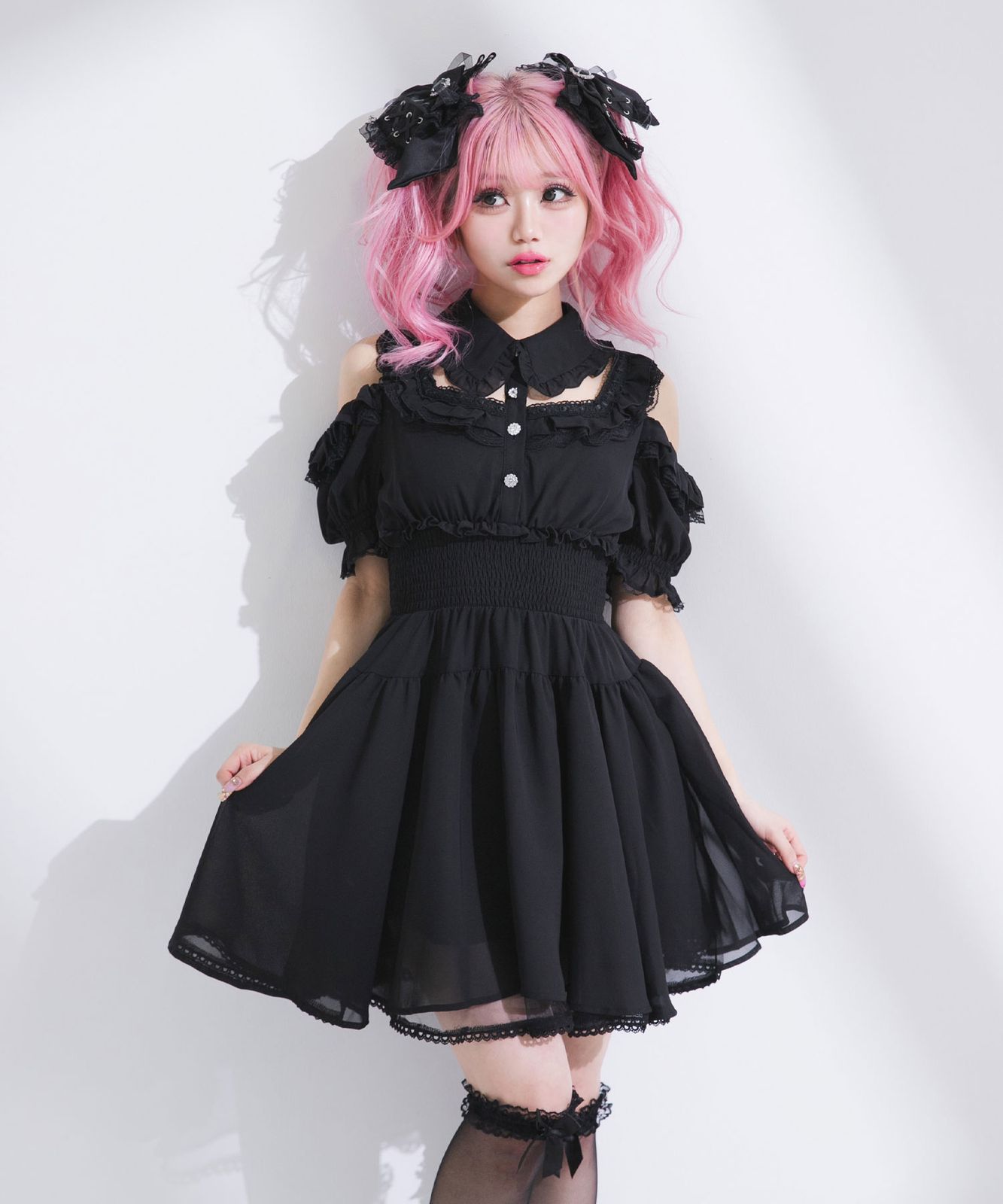 新品タグ付き】ViVI セットアップ サマー スーツ スカート 5 ネイビー