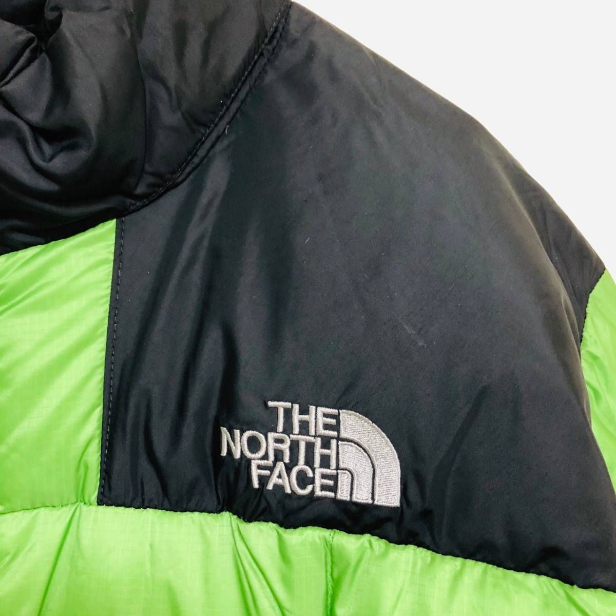 ノースフェイス THE NORTH FACE ダウンジャケット XL グリーン ヌプシ 