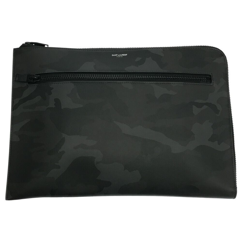 SAINT LAURENT PARIS (サンローランパリ) レザークラッチバッグ 