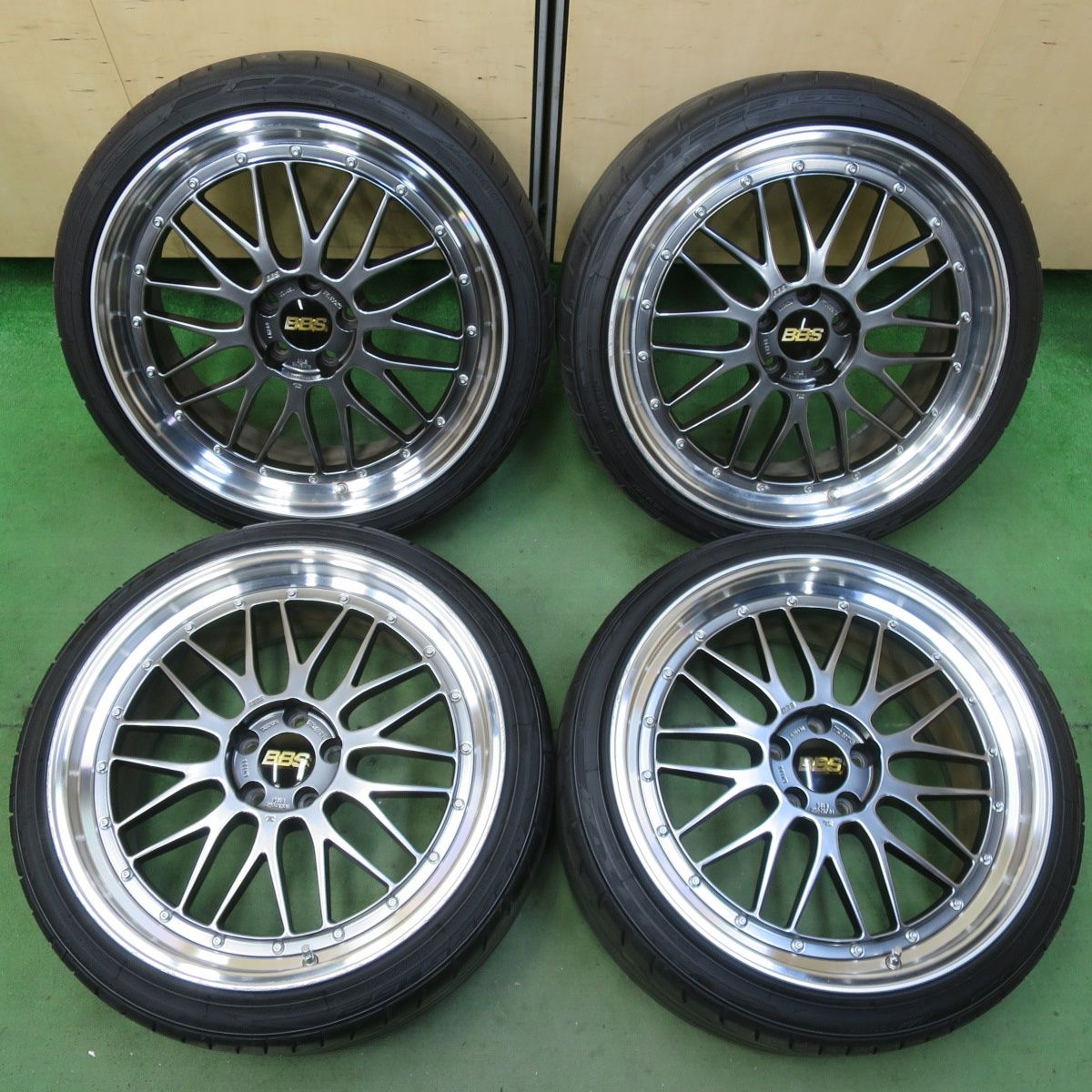 バリ溝 22年 9分 BBS LM289 LM186 245 35R20 ニットー NT555 G2 20インチ PCD114.3 5H 5100501IMノ