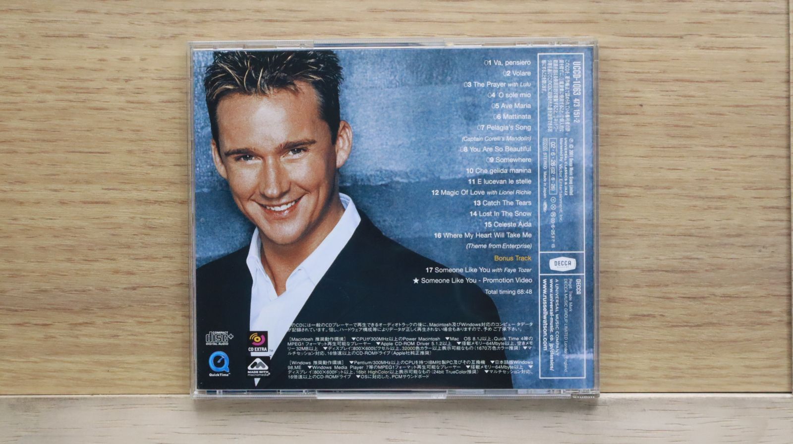 ヴォラーレ～ザ・ヴォイス2 ワトソン(T)★新品未開封 国内盤CD☆ワトソン(ラッセル)/Russell Watson□ ヴォラーレ ~ザ