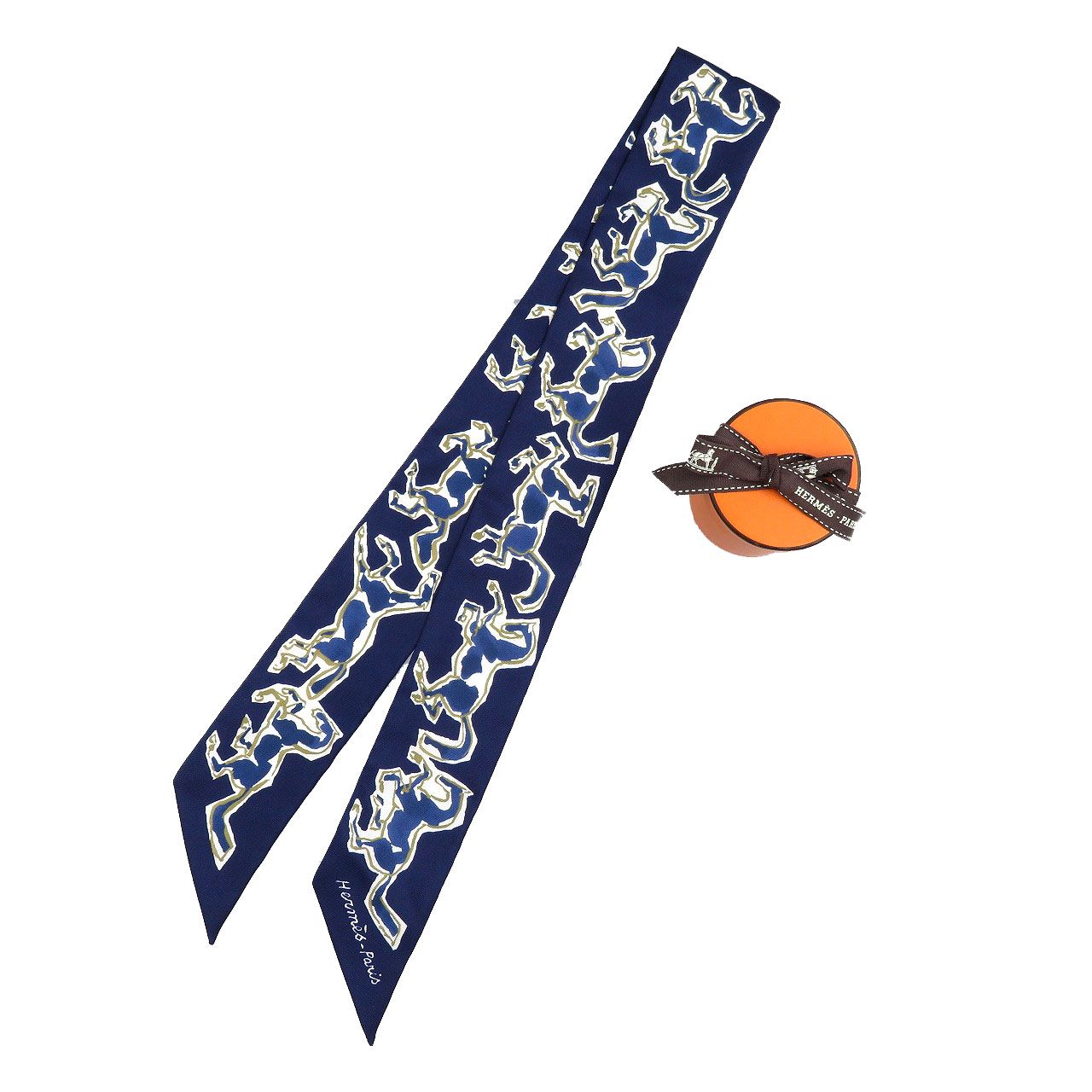 [美品]エルメス ツイリー 自由の馬 マリン インディゴ ホワイト 箱 タグ有 楽天市場】≪新品≫ エルメス ツイリー 自由の馬 マリン