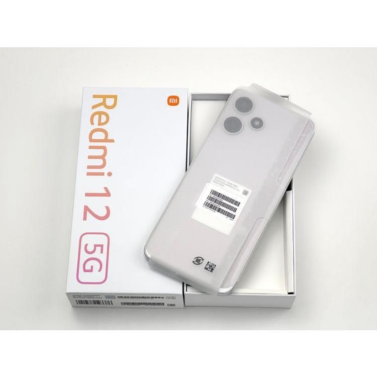 Redmi SIMフリー 12 5G XIG03 ポーラーシルバー [Polar Silver