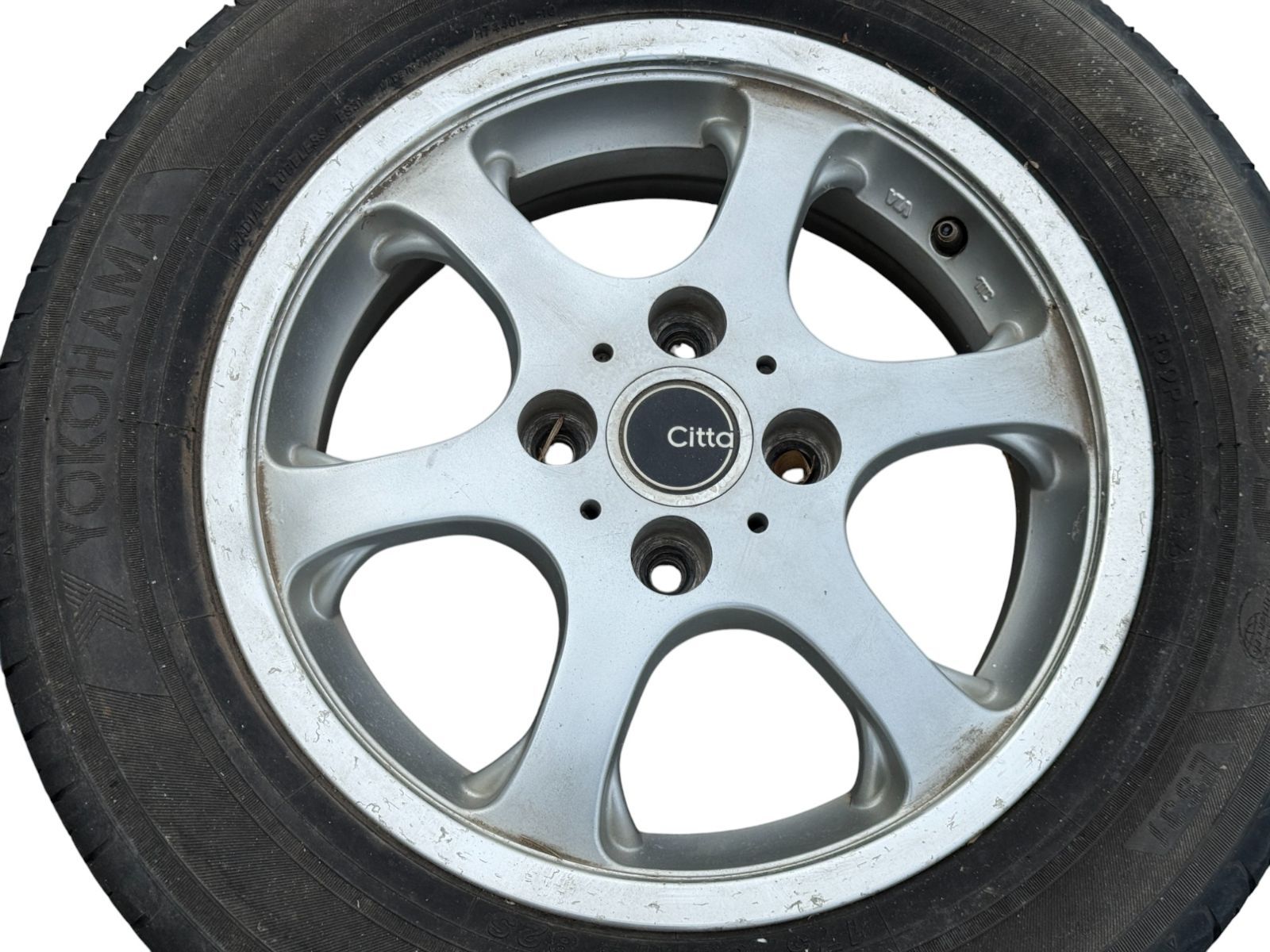 ノート HE12 BRIDGESTONE Citta アルミホイール 14インチ 4本セット 