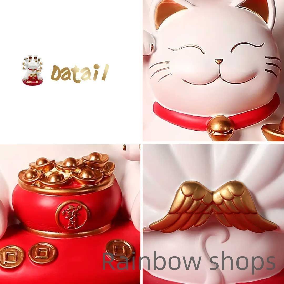 金の招き猫特大　陶器　貯金箱　金運　箱付　新品未使用　置物　インテリア　ゴールド 金の招き猫特大 陶器 貯金箱 金運 箱付 置物 インテリア ゴールド 金の