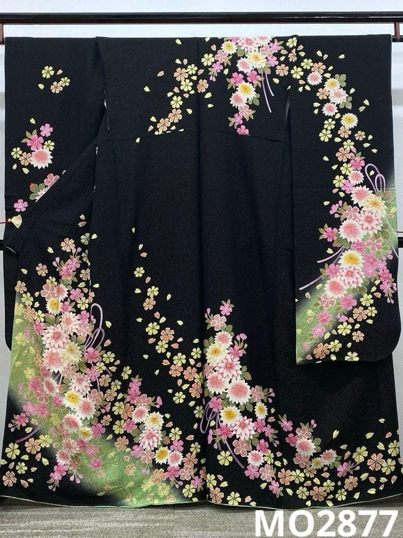 振袖 桐屋 翠山工房 豪華 金通し 紋意匠 絞り加工 身丈160cm