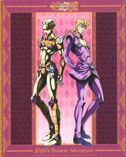 ジョジョの奇妙な冒険 アニメ展 新潟限定 キャンバスボード ジョルノ