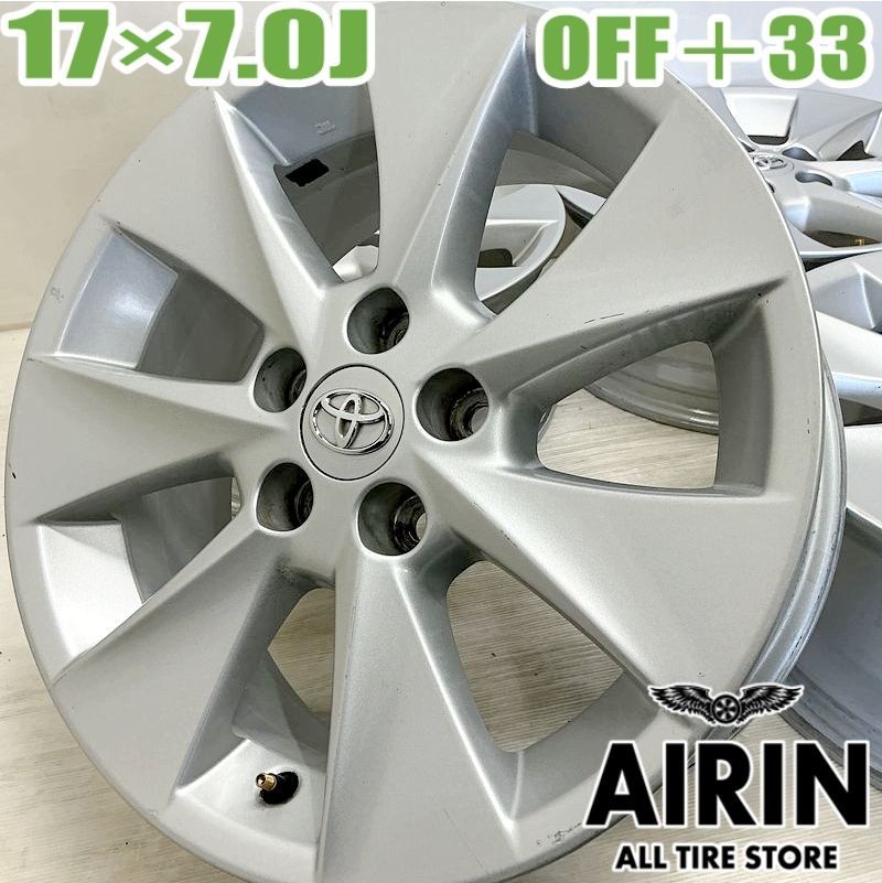 ☆ 中古 17インチ アルミ トヨタ アルファード 純正 4本セット 