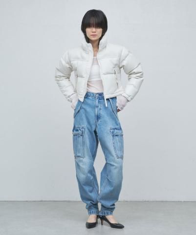 ピーズ PEAS ガリャルダガランテ取扱い カーゴデニムパンツ S