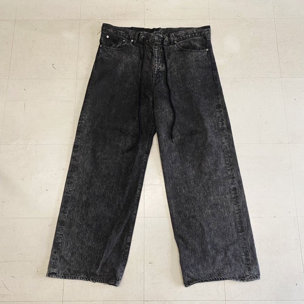 冬ギフト  MINEDENIM マインデニム 22AW Drawstring E.wide 5Pocket ワイド パンツ