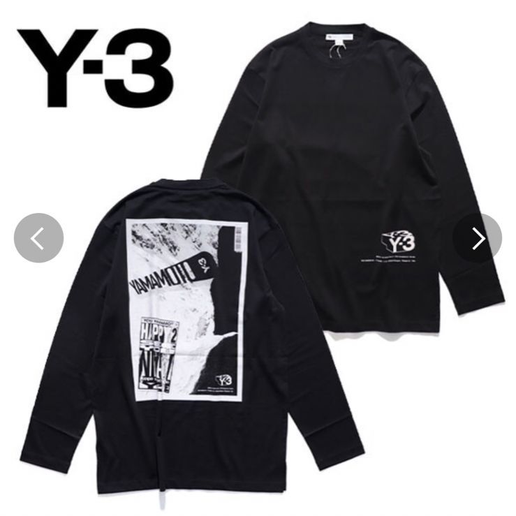 Y-3 ロンT 長袖 メンズ Mサイズ-