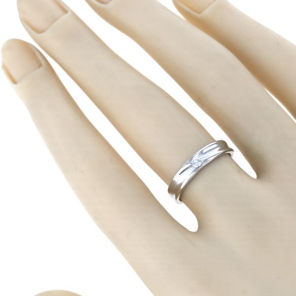 プラチナ　Pt900 ダイヤモンド 7.5号　リング　指輪 ダイヤモンドリング #7.5 約7.5号 Pt900・ダイヤ0.52ct プラチナ
