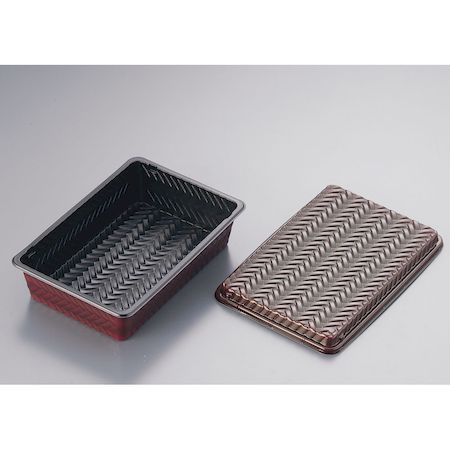 7営業日以内発送 XAZ5002 アジロ弁当 蓋付き 小 50セット入 沖縄離島販売不可