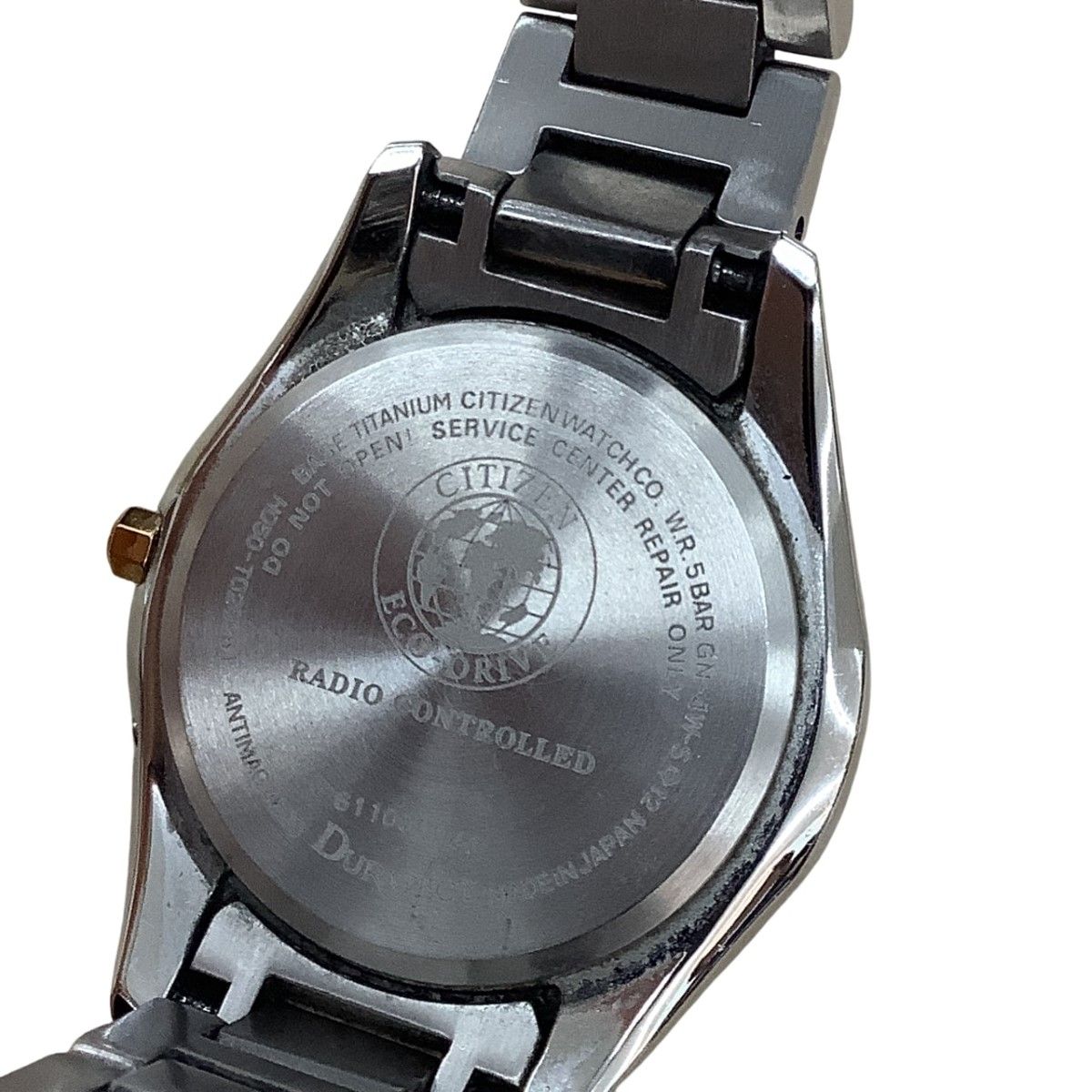 CITIZEN シチズン 腕時計 クォーツ 箱 取説 コマ付 ステンレススチール ホワイト ES 1044-51A