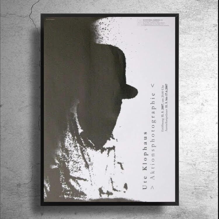 現代美術家「ヨーゼフ・ボイス」2007年ドイツでの展覧会ポスター