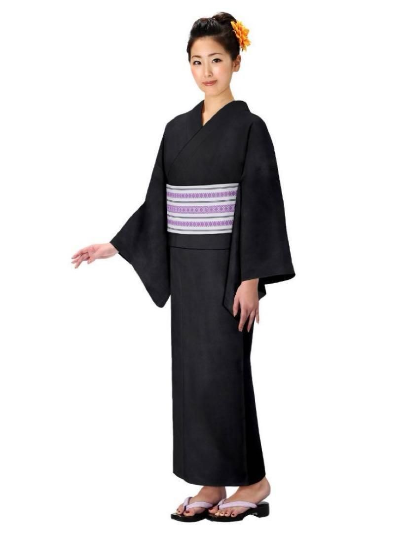【新品】綿素材 しじら織り お仕立て上がり浴衣 単品 フリーサイズ 黒×2 楽天市場】送料無料 綿素材 しじら織り お仕立て上がり浴衣 単品
