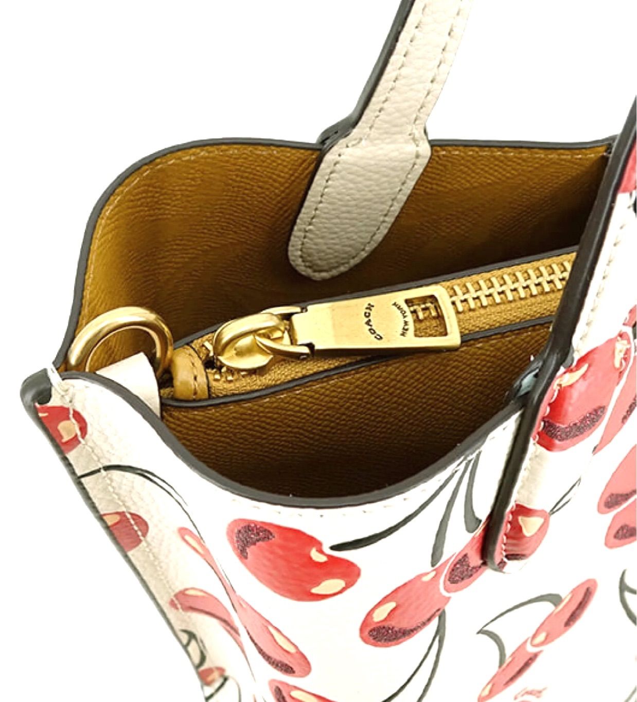 コーチ COACHのCHALK ウィロウ トートチェリー が浮いてる様な斜めがけ 
