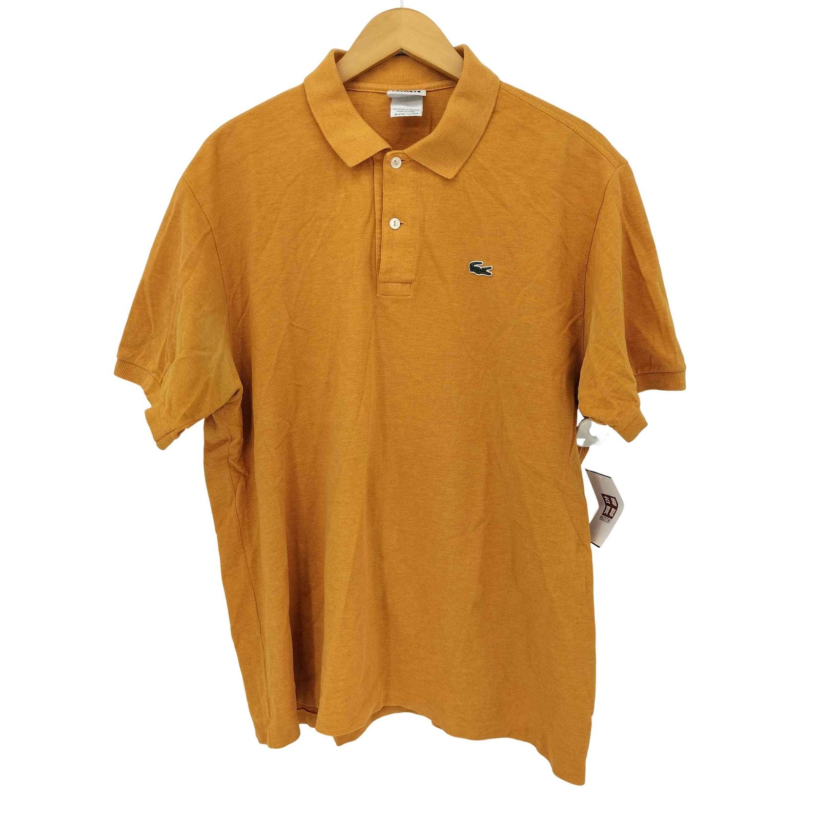 ラコステ LACOSTE ロゴワッペン 鹿の子 S/S ポロシャツ メンズ  7