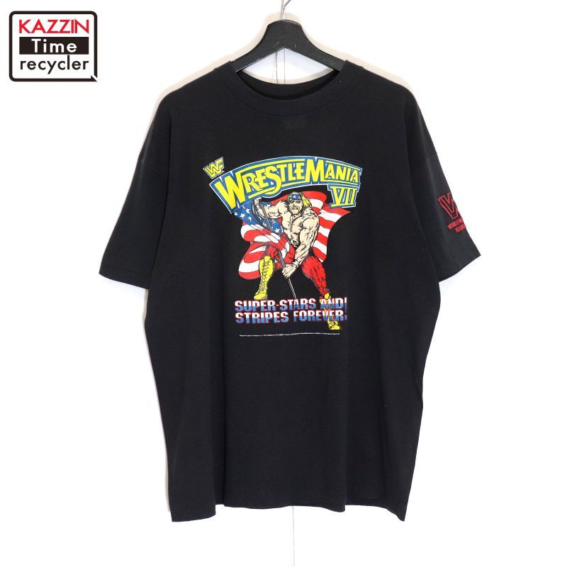 90s USA製 vintage WWE Hulk Hogan ハルクホーガン プロレスリング 