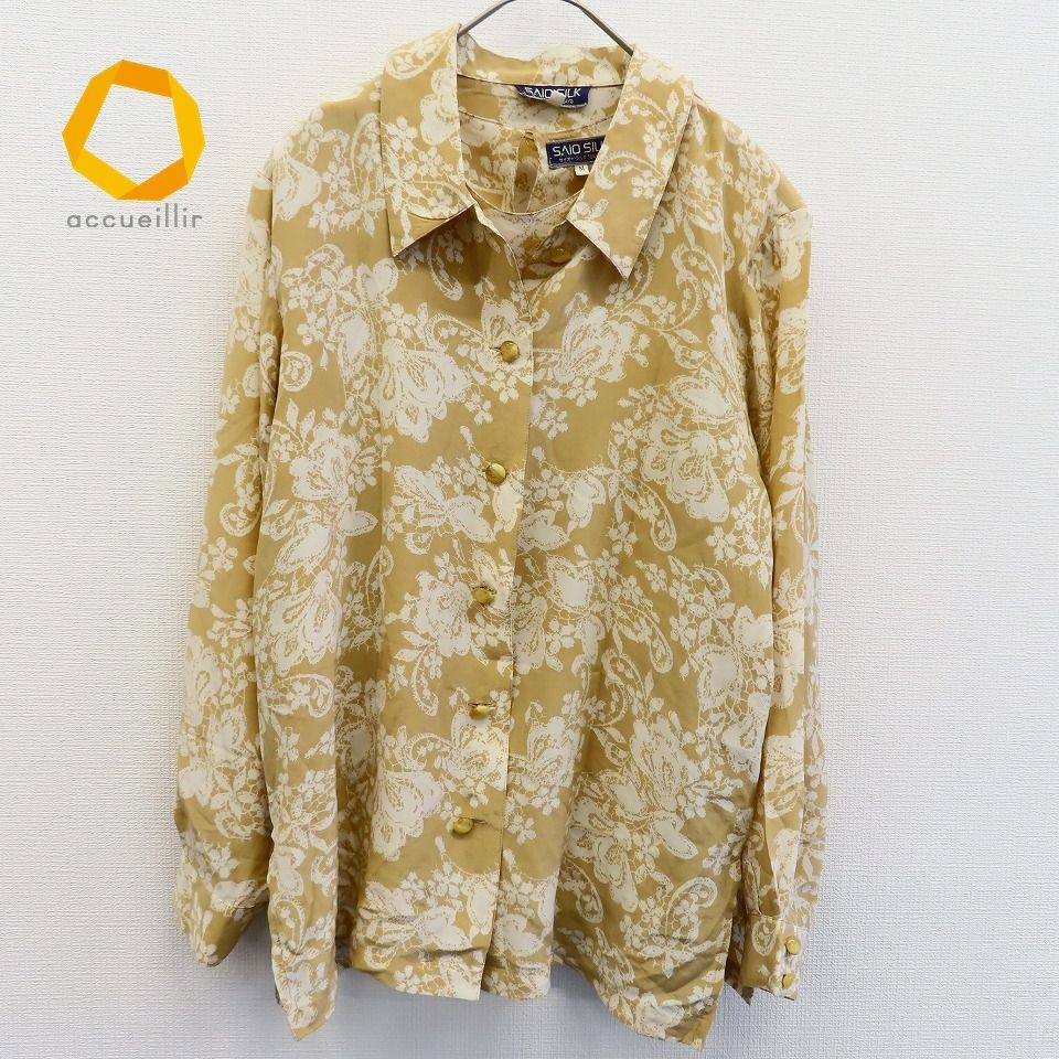 SAIO SILK シルク アンサンブル シャツ ブラウス カットソー 864074i 