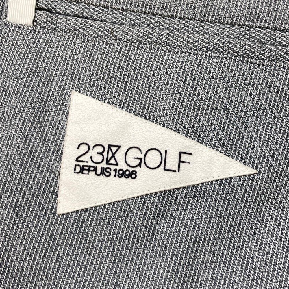 23区GOLF ニジュウサンクゴルフ スカート チェック柄 ネイビー系