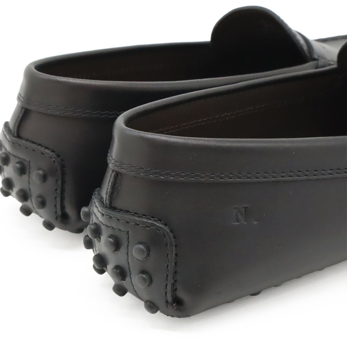 TOD'S ゴンミーニ 黒 レザー ローファー 34½ TOD'S TODS トッズ ローファー XXW0LU00010OW0 レディース