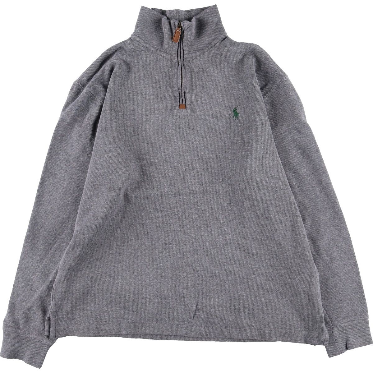 古着 ラルフローレン Ralph Lauren POLO RALPH LAUREN コットンニットハーフジップセーター メンズM/eaa363061