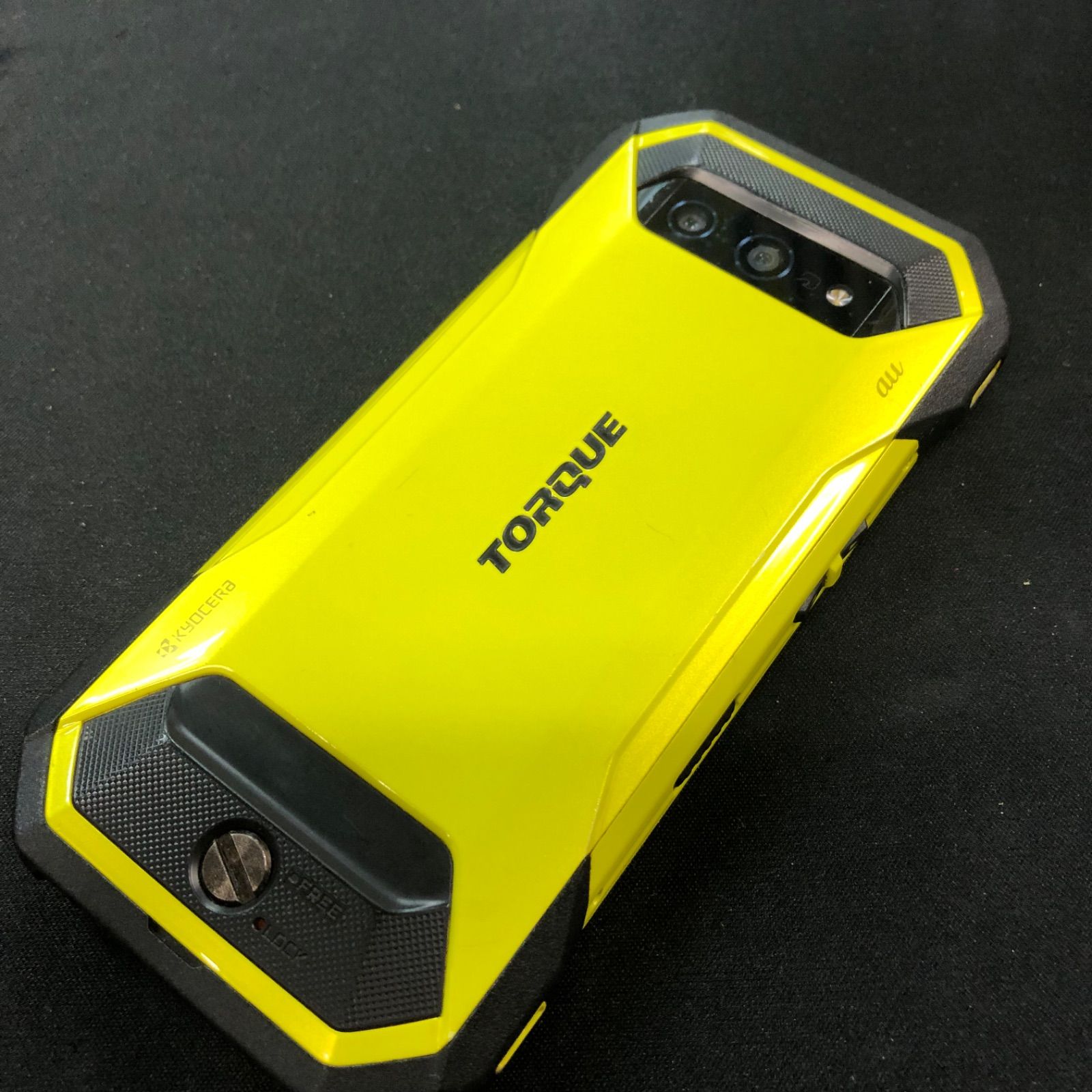 中古品】TORQUE 5G au SIMロック解除済 128GB KYG01 イエロー