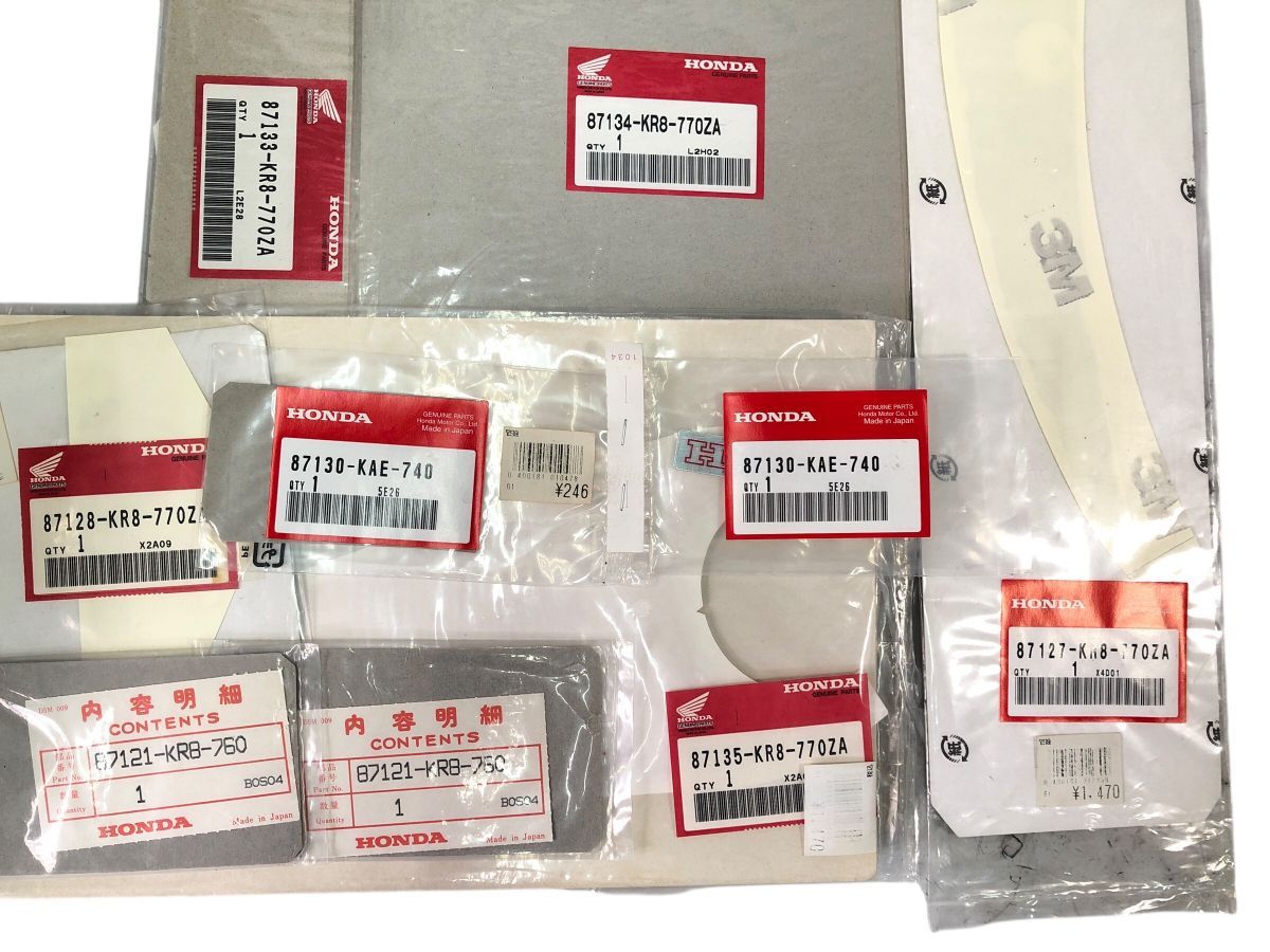 HONDA TLM220R MD23 純正 デカール セット タンクデカール等 ♥ KIP-M6667