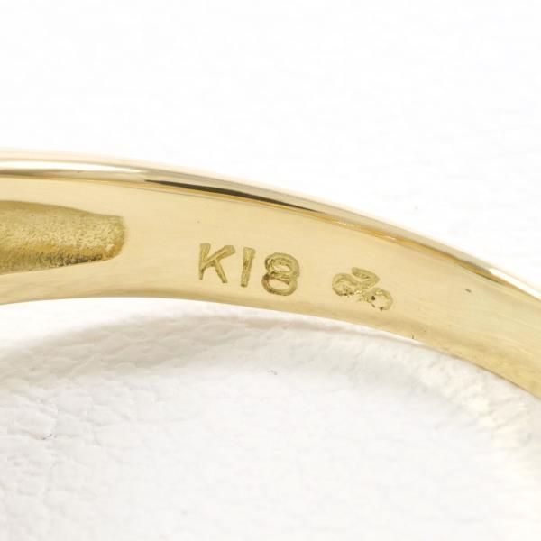 K18YG リング 指輪 14号 ブラウンダイヤ 1.03 総重量約4.3g - メルカリ