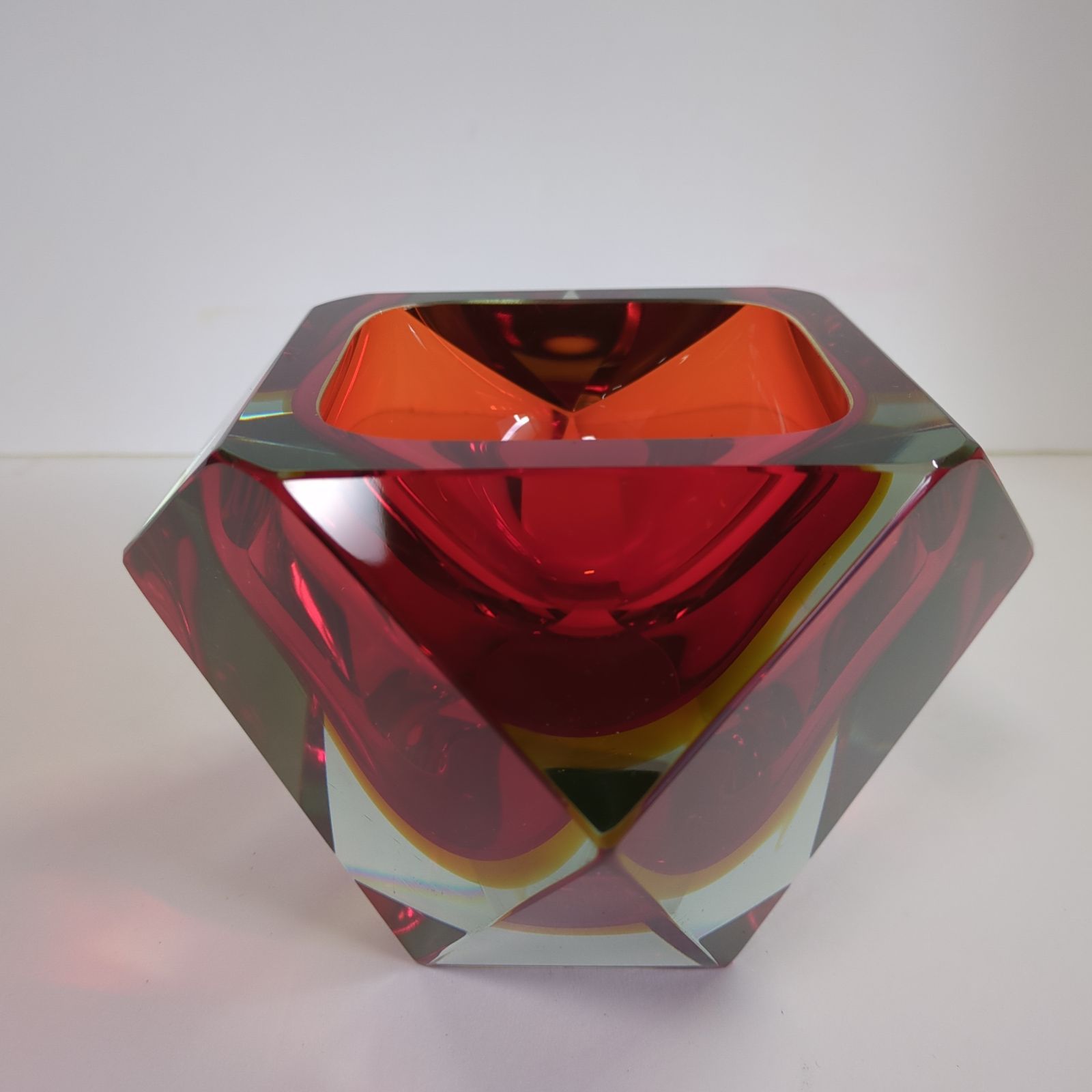 ベネチアンガラス ザンフィリコ レースクラス コンポート ムラーノ